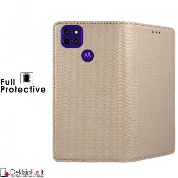 Telone smart magnet atverčiamas dėklas - auksinės spalvos (Motorola Moto G9 Power) Telone smart magnet atverčiamas dėklas - auksinės spalvos (Motorola Moto G9 Power)